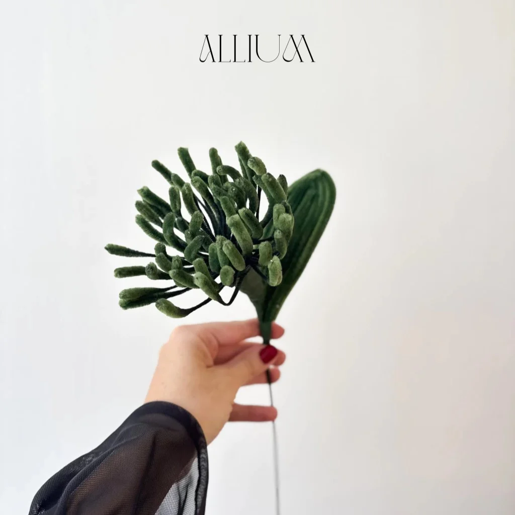 Flor de Chenille - Allium
