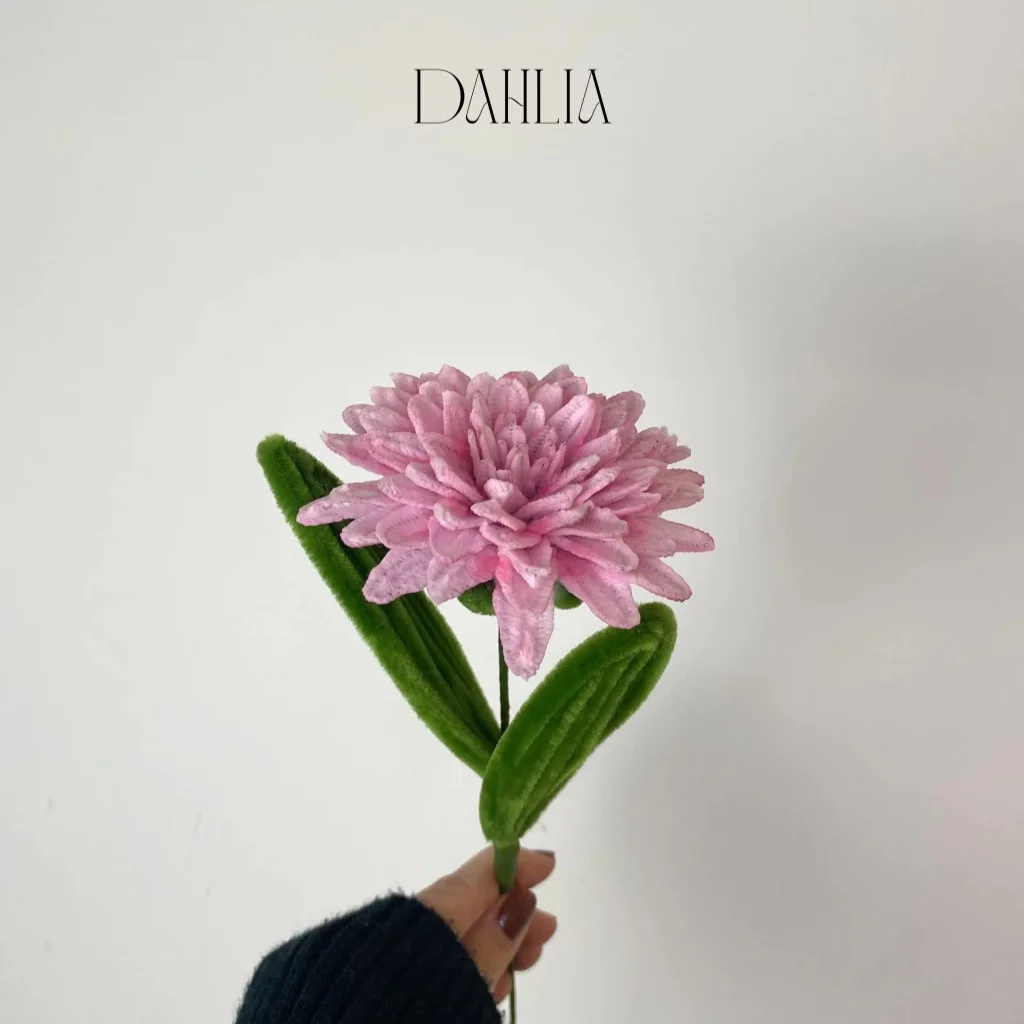 Flor de Chenille - Dahlia