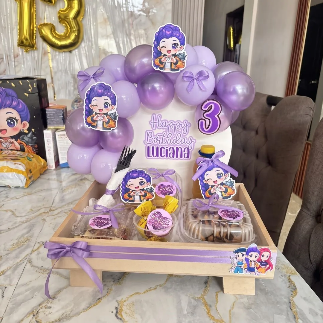 Bandeja de Aniversário Personalizada — Mimos da Maju