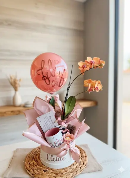 Gift Box Orquídea Rosê — Presente de Aniversário personalizado em Campo Grande MS