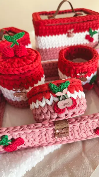 Kit Higiene de Crochê personalizados